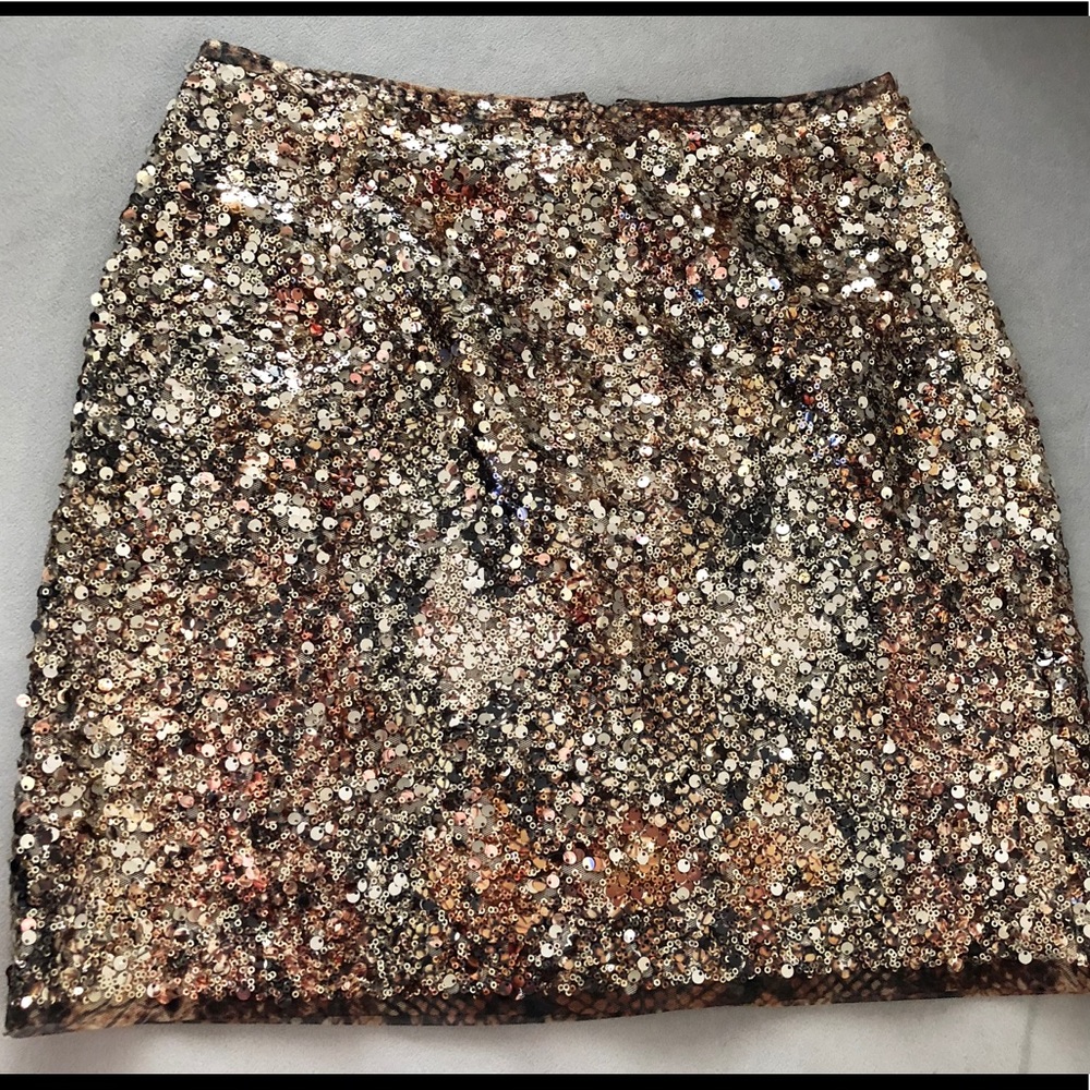 Elie Tahari Cindy Sequin Skirt